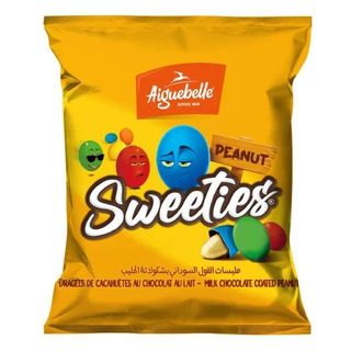 Dragées au chocolat et cacahuètes Sweeties 140g - AIGUEBELLE