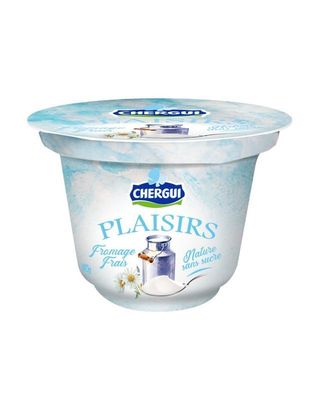 Fromage Frais Nature Sans Sucre Plaisirs Chergui 140g