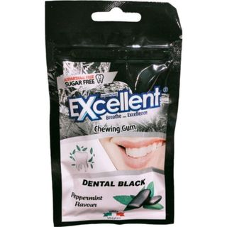 Chewing Gum Noir Sans Sucre Zip Excellent 28 g