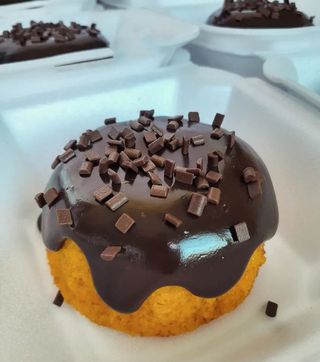 Mini Bolo vulcão de Cenoura