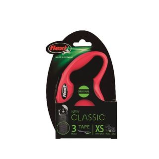 Trela Flexi New Classic S 5m/15kg Vermelha