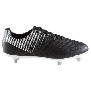 Botas de Fútbol Kipsta Agility 100 SG tacos aluminio adulto negro  46