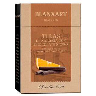 Blanxart Tiras Choco Naranja 100Gr