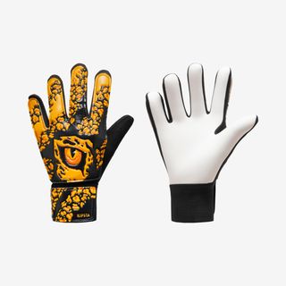 Guantes para niños resistentes  First Panther amarillo girasol & naranja calabaza 2