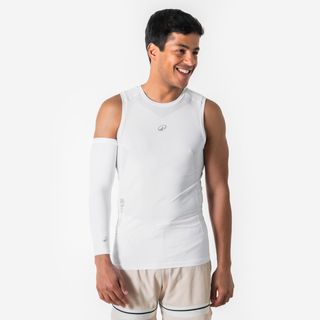 Camiseta interior sin mangas de baloncesto - TANK 500 NBA blanco ultra blanco & sin teñido L.