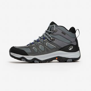 Botas de senderismo caña alta impermeables hombre, MH500 gris gris asfalto 43