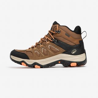 Botas de senderismo caña alta impermeables mujer, MH500 marrón marrón café 41