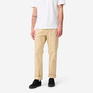 Pantalón de skate chino CN500 heavy beis beige cáñamo S