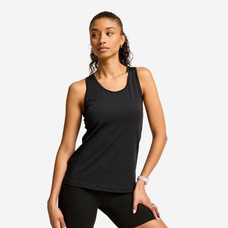 Camiseta Sin Mangas Basic Mujer Negro negro ahumado S