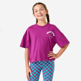 Camiseta Niños Violeta Rosa Oversize morado orquídea 141-148CM10-11A