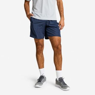 Pantalón Corto Fitness Hombre Azul Marino Práctico Sobrio azul marino L.