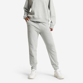 Pantalón Jogger Mujer Gris Algodón gris L / W33 L31