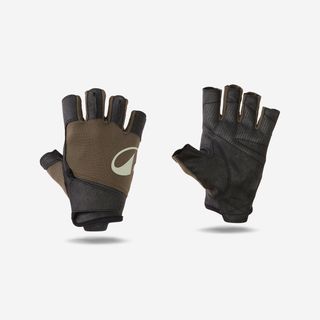 Guantes Musculación Verde-Negro Resistentes verde caqui & negro & verde salvia S