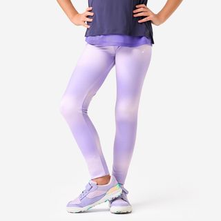 Leggings Niños Estampado Rosa Oscuro Transpirables rosa lila 141-148CM10-11A