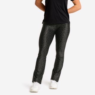 Leggings Mujer Gris Leopardo Corte Regular gris grafito XL / W35 L31