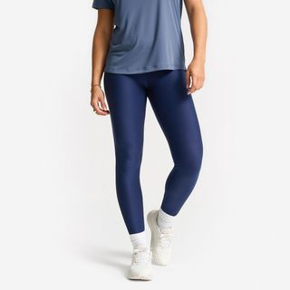 Leggings Fitness Mujer Azul Marino Talle Alto azul marino oscuro M / W30 L31