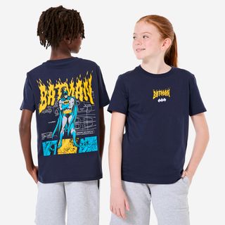 Camiseta Niños Azul Oscuro Batman azul acero & amarillo curry 113-122CM 5-6A