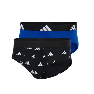 Calzoncillos slip adidas Hombre pack 2 azul/negro Azul XL