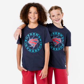Camiseta Niños Azul Oscuro Batman azul acero & rojo llama 123-130CM 7-8A