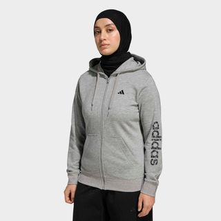 Sudadera Fitness ADIDAS Mujer Gris Cremallera gris claro XS