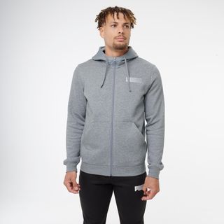 Sudadera Puma Hombre Gris Capucha Cremallera Algodón gris XL.