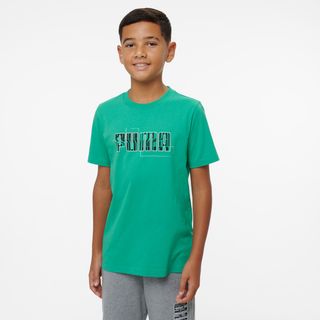 Camiseta Niños Verde Estampado Algodón verde 128CM 7-8ANS