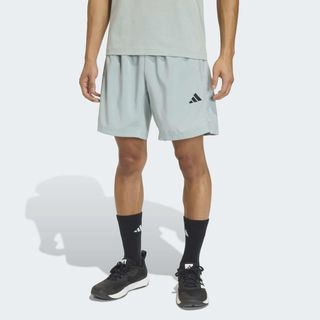 Pantalón Corto Fitness Hombre Verde verde claro M.