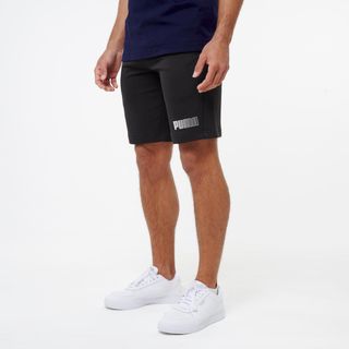 Pantalón Corto Fitness Hombre Negro Algodón Puma negro S.