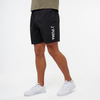 Pantalón Corto Fitness Hombre Negro Puma  2XL.