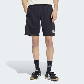 Pantalón Corto Fitness Hombre Negro Algodón Adidas negro XL.