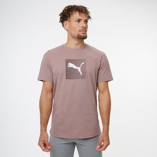 Camiseta Puma Hombre Marrón Algodón Manga Corta marrón 2XL