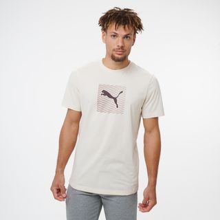 Camiseta Puma Hombre Beis Algodón Manga Corta beige 2XL