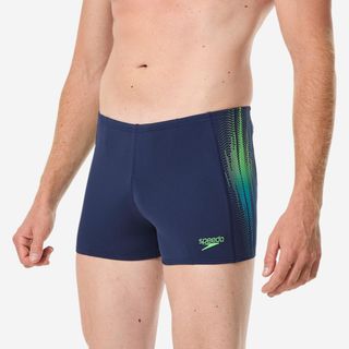 Bañador Bóxer Natación Hombre Azul Marino Verde azul marino oscuro 46