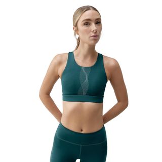 Top deportivo Born Living Yoga mujer almohadillas extraíbles verde verde L