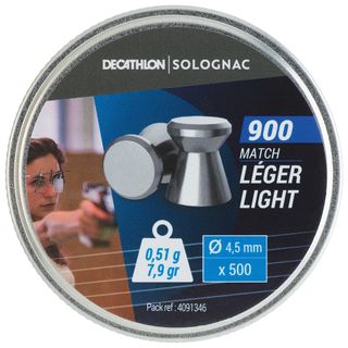 Perdigones Tiro Deportivo Solognac 900 Precision Light  cal 4,5 mm x 500 u.