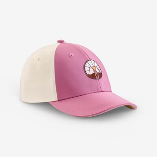 Gorra de senderismo 7-15 años niños, MH100 rosa