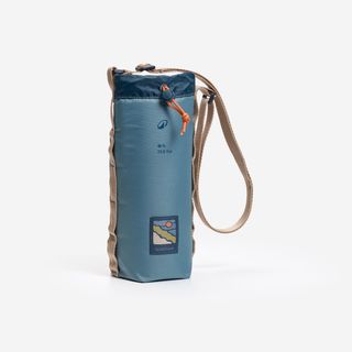 Funda isotérmica cantimplora senderismo de hasta 1 L con bandolera y bolsillo