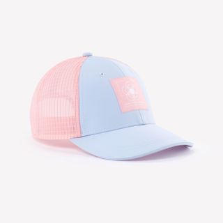 Gorra de senderismo 7-15 años niños MH100 Trucker violeta