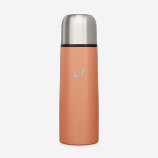 Botella isotérmica inox 0,4L con vaso para senderismo - naranja