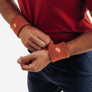 Muñequera de tenis, TW 100 naranja