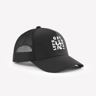 Gorra de senderismo, TRUCKER 500 negro