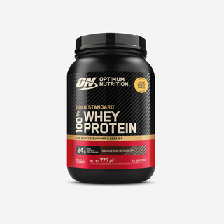 Proteína 100% suero doble chocolate, Gold Standard 775 g