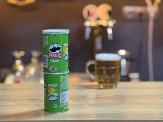 ფრინგლსი ნივრით დიდი ● Pringles Onion & sour cream Big