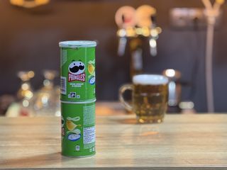 ფრინგლსი ნივრით დიდი ● Pringles Onion & sour cream Big