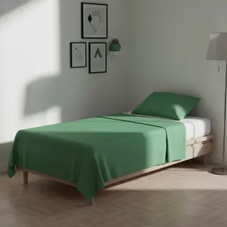 Parure letto singolo verde - Young