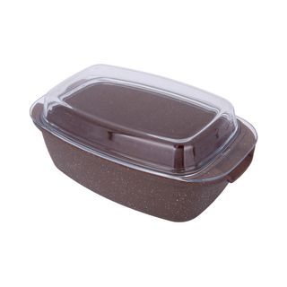 Rostiera 32x11 cm I Giganti - coperchio in vetro