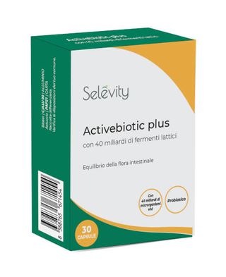 Selevity Activebiotic Plus 40 Miliardi Fermenti Lattici 30 Capsule