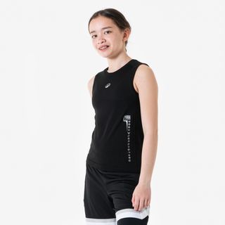 Camiseta interior de baloncesto NBA sin mangas niño - negro negro ahumado 131-140CM 8-9A