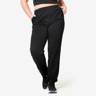 Pantalón Fitness Mujer Negro Cálido Cómodo negro ahumado M / W30 L31