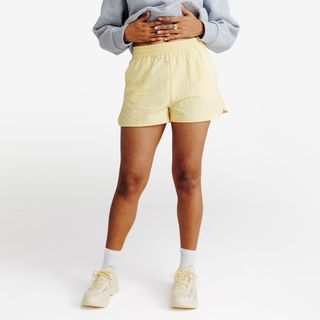 Pantalones cortos tejidos mujer, Elementals, amarillo pastel amarillo vainilla S - UK 6-8